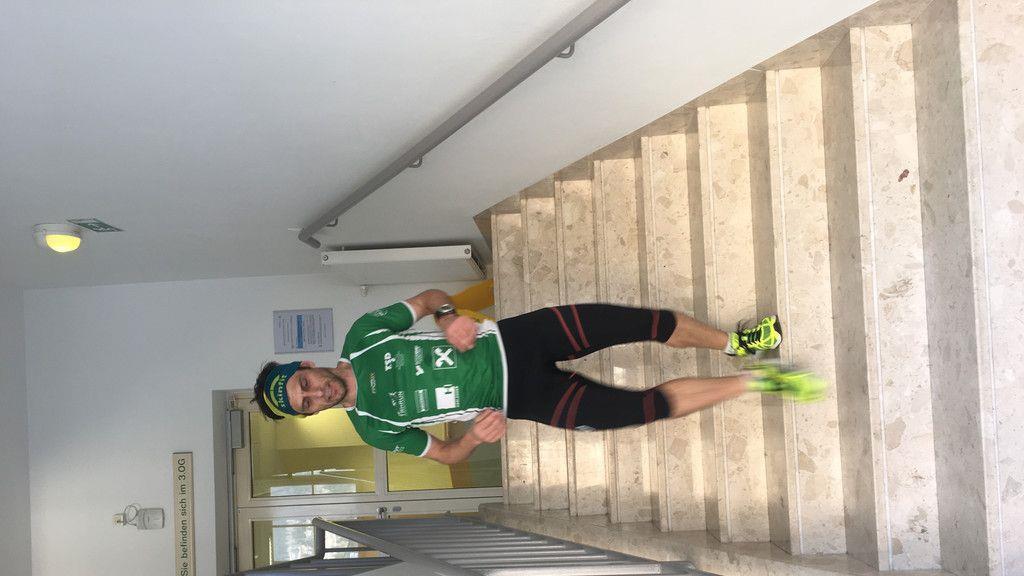 Treppen-Training im Klinikum Schwarzach