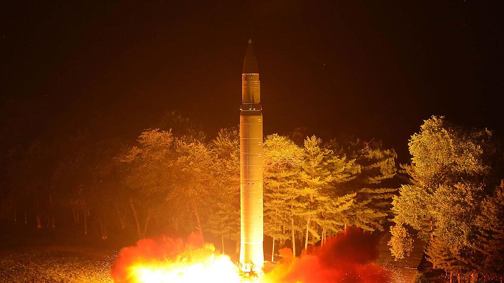 Das Bild soll den Abschuss der Rakete zeigen.