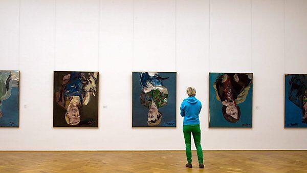 "Portraitserie" des Künstlers Baselitz