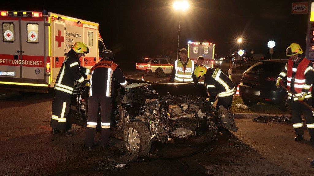 Unfall mit drei Schwerverletzten in Bischofswiesen