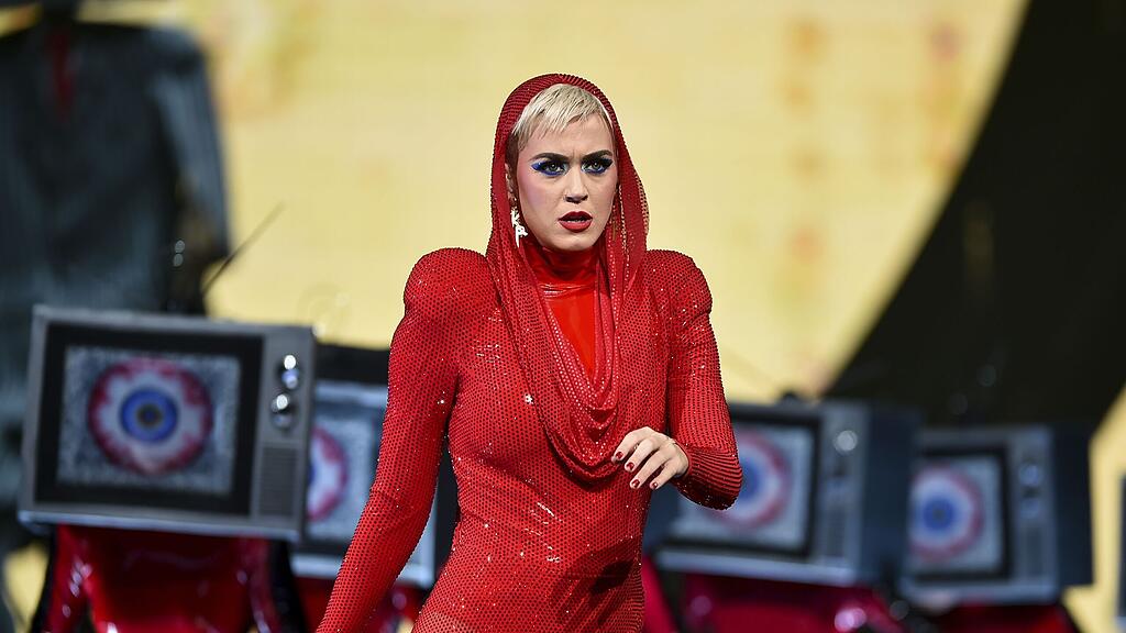 Katy Perry bei einem Konzert in New York.
