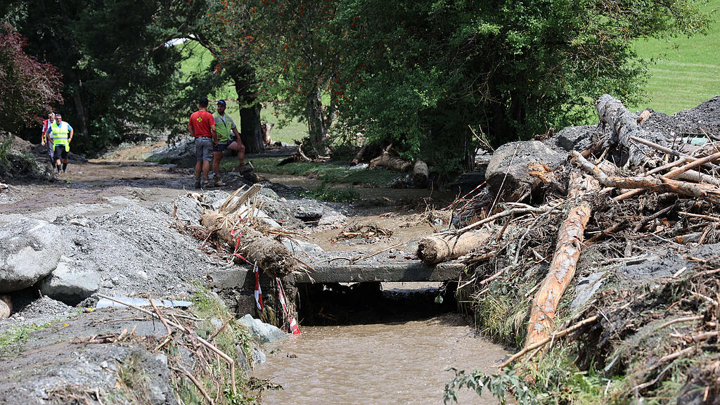 Unwetter im Oberpinzgau: Hollersbach