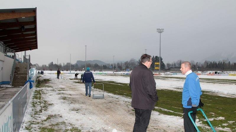 Grödig schaufelt sich frei