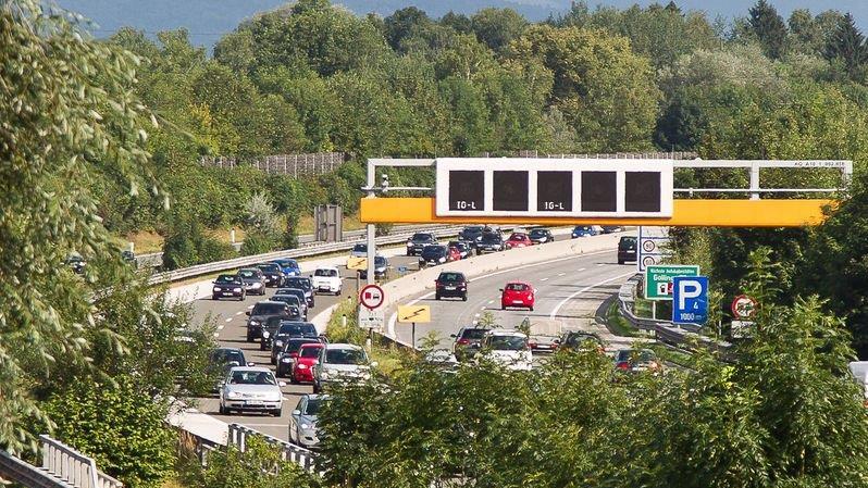 Rückreiseverkehr auf A10