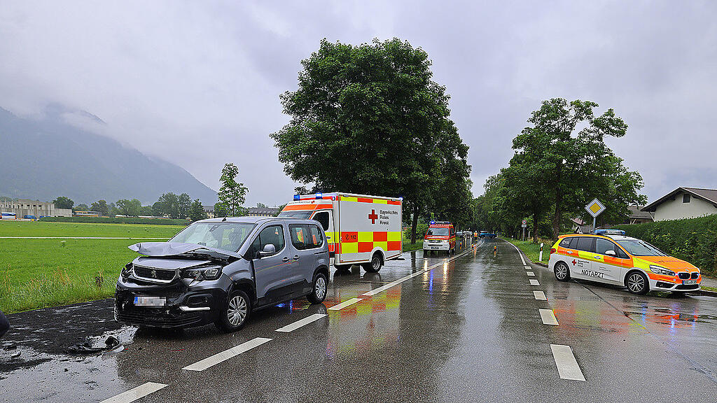 Salzburger in Crash in Bad Reichenhall verwickelt