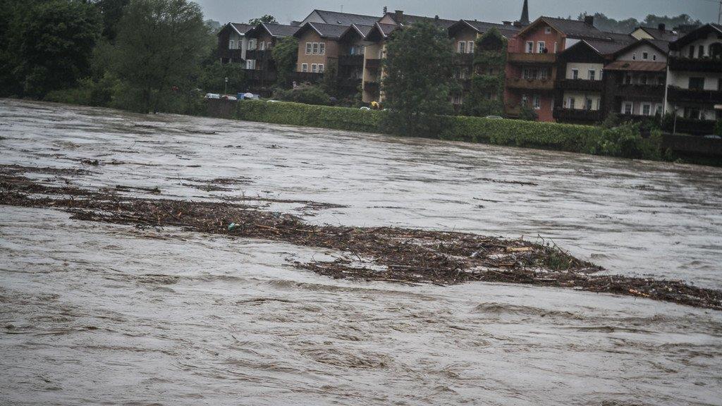 Hochwasser Hochburg-Ach (OÖ)