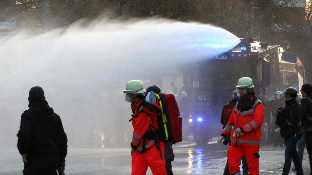 Ausschreitungen in Hamburg