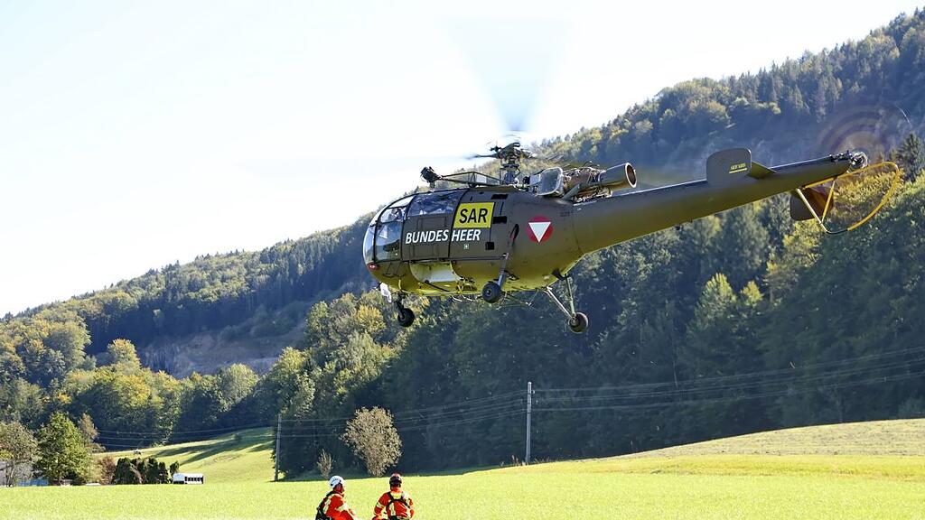 Waldbrand-Übung in Koppl und am Nockstein