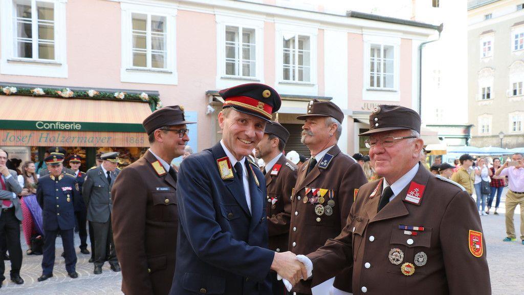 Florianifeier in der Stadt Salzburg