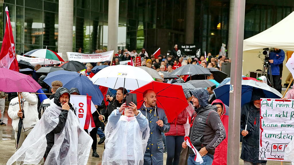 ÖGB-Anti-Teuerungs-Demo Salzburg