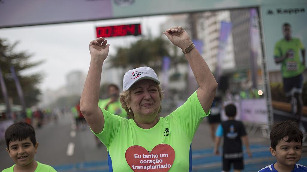 Ivonette Balthazar konnte vor der Transplantation kaum noch gehen, gestern nahm sie an einem Lauf teil.