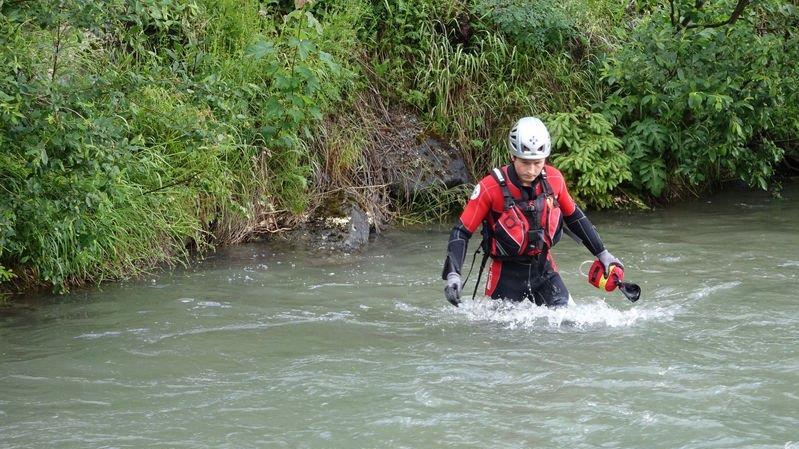 Wasserrettung Sattelzug in Gasteiner Arche II