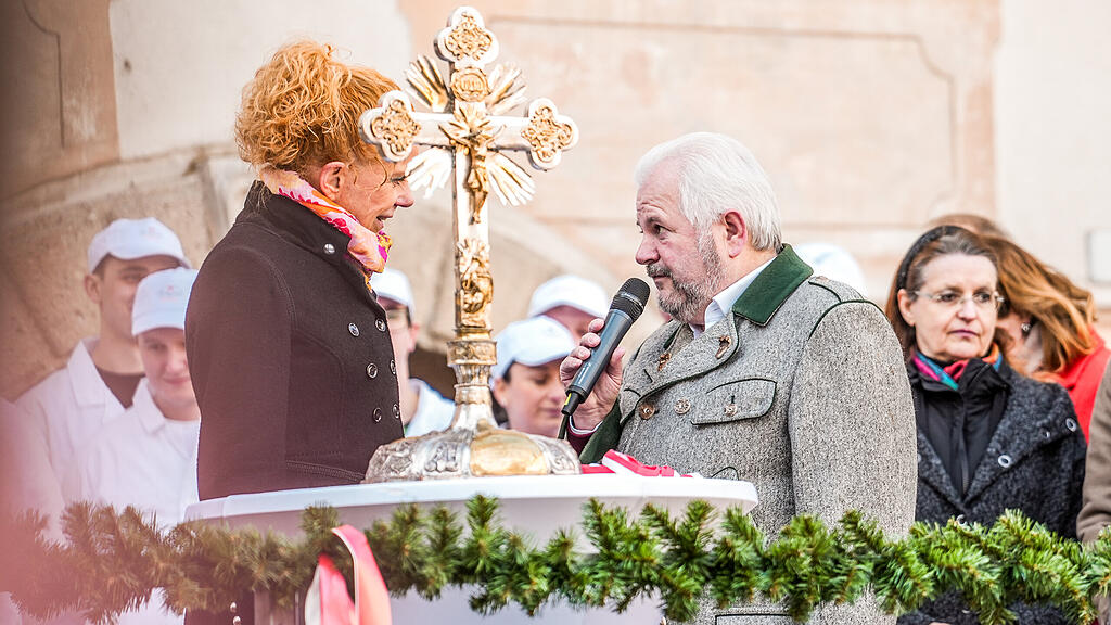 Der traditionelle Metzgersprung in Salzburg