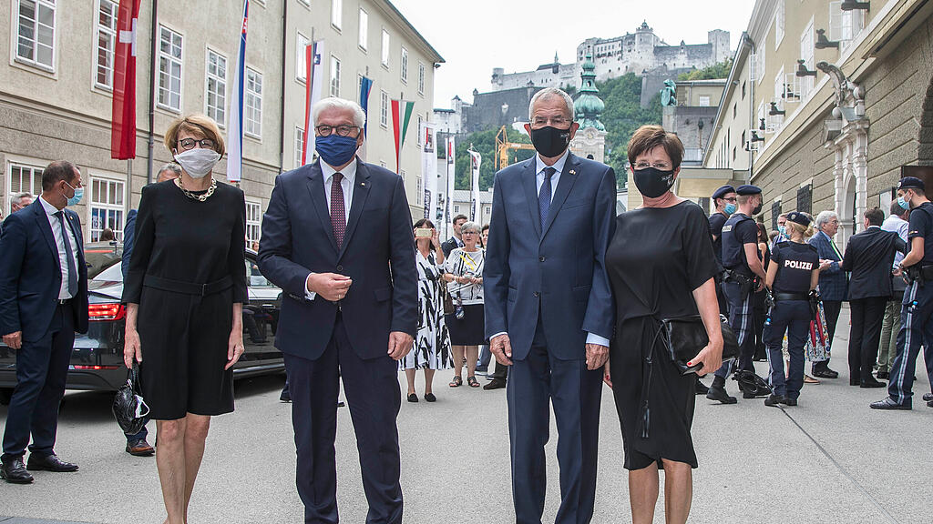Festspiele, Van der Bellen, Rabl-Stadler, Crepaz