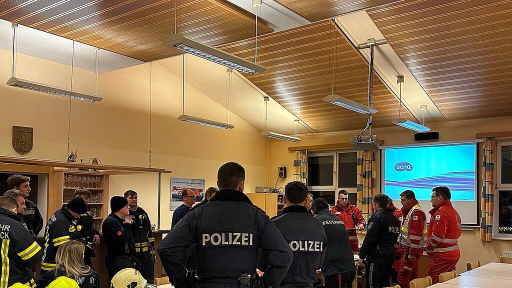 Suchaktion in Vöcklbruck