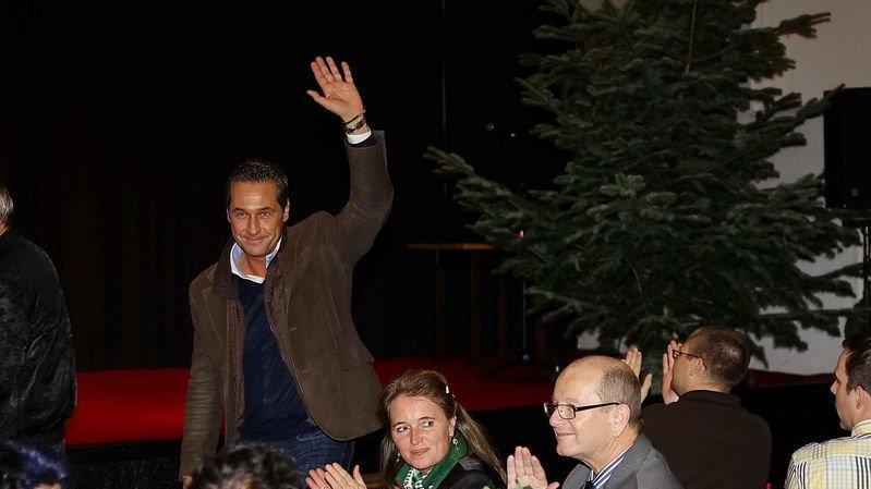 H.C. Strache im Stiegl-Keller