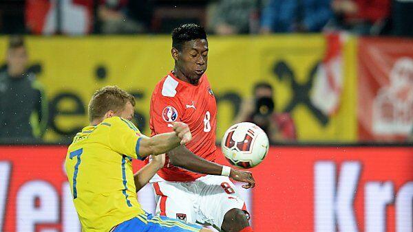 David Alaba verwandelte einen Elfmeter