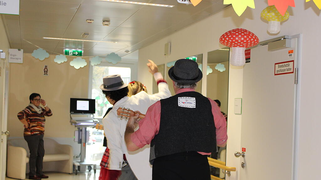 Clownvisite im Salzburger Uniklinikum