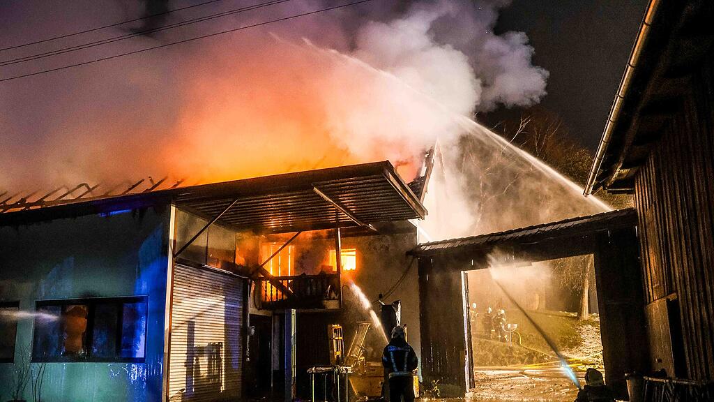 Großbrand in Burgkirchen
