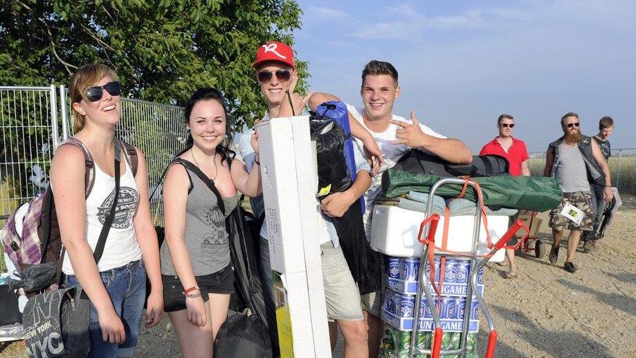 Nova Rock 2014: Besucher reisen an