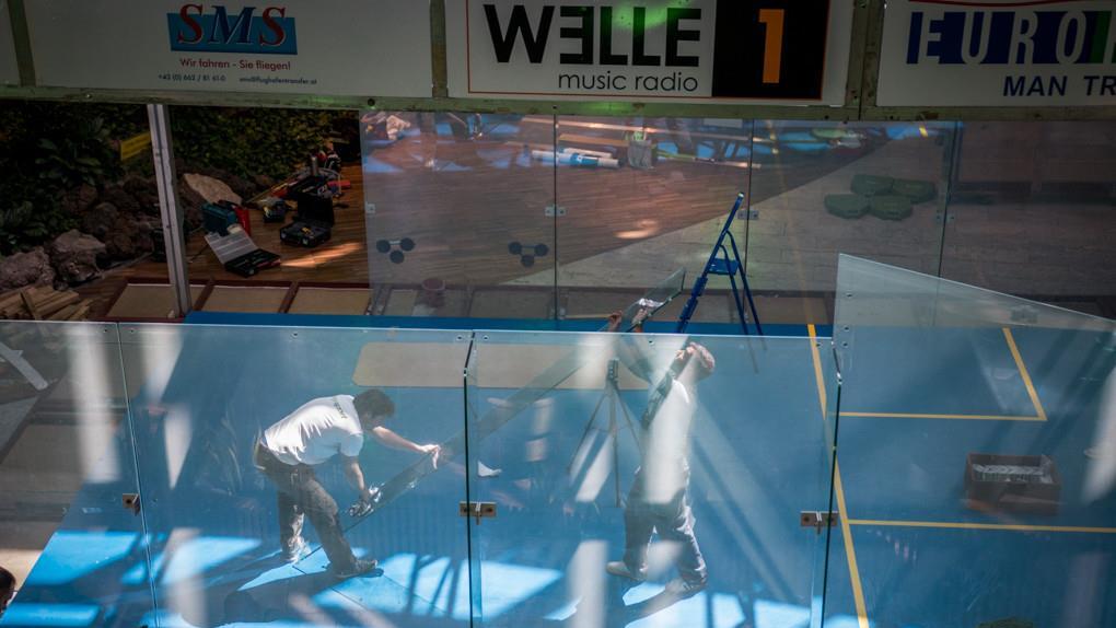 Aufbau Squash-Challenge