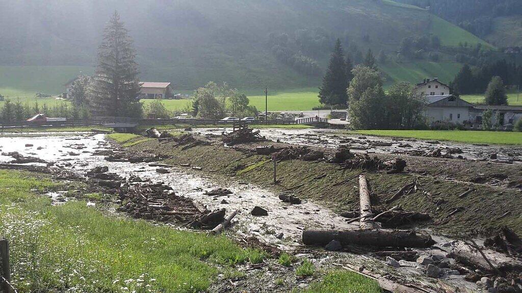 Hochwasserschäden in Rauris