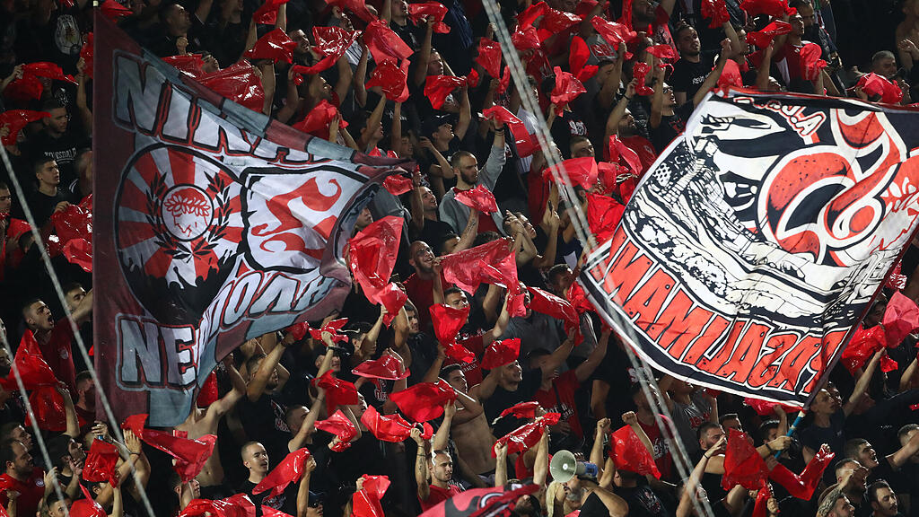 Fußballfans Griechenland