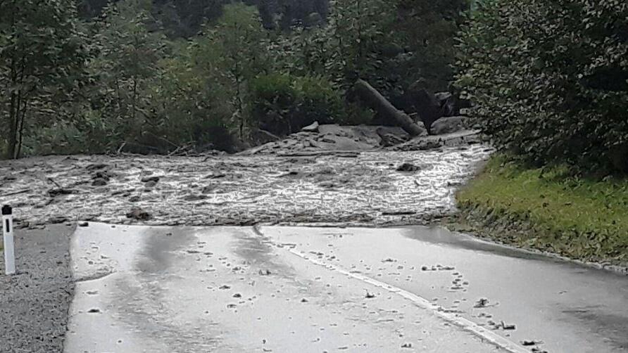 Murenabgang in Kaprun