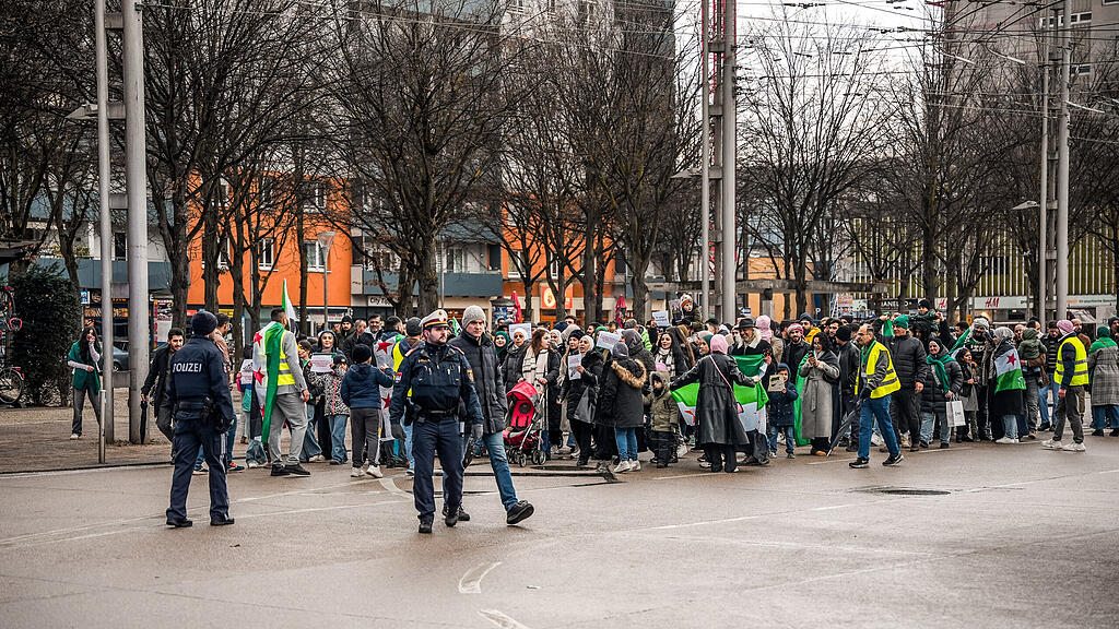 Demo Syrien Stadt Salzburg