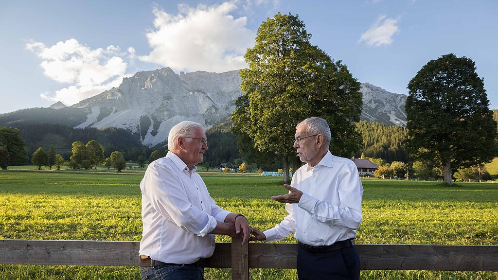 Steinmeier und Van der Bellen beim Dachstein
