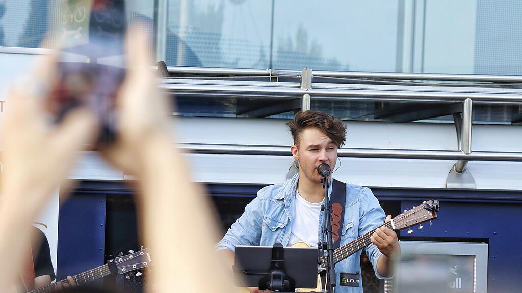 Chris Steger im Europark Salzburg