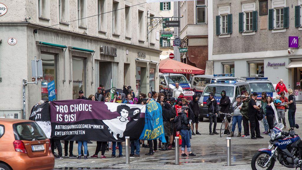 Pro Choice Demonstration Juli 2017