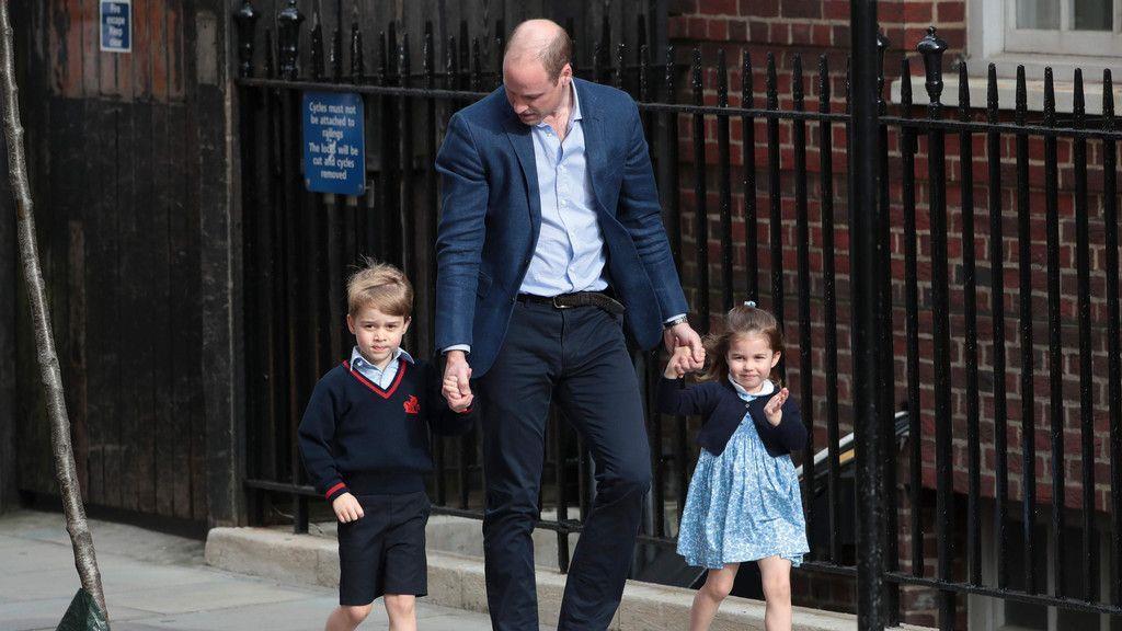 Prinz William und Herzogin Kate treten vor die Kameras
