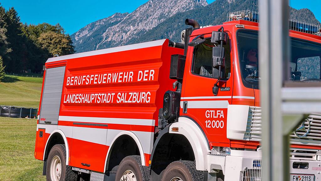 Waldbrandübung Großgmain