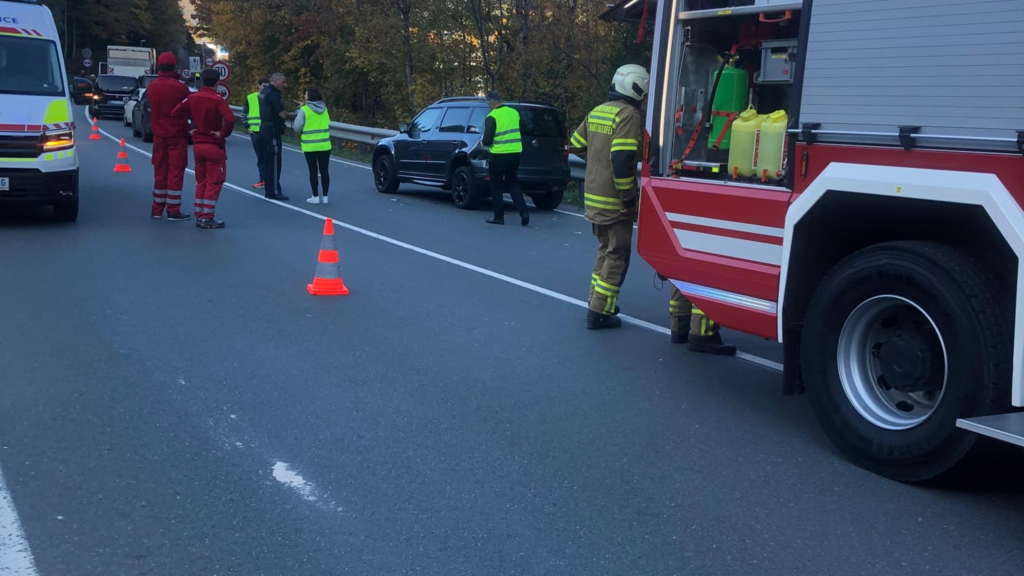 Auffahrunfall B311 St. Martin bei Lofer