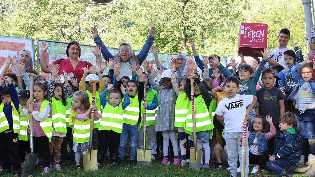 Kindergarten Lehen Spatenstich