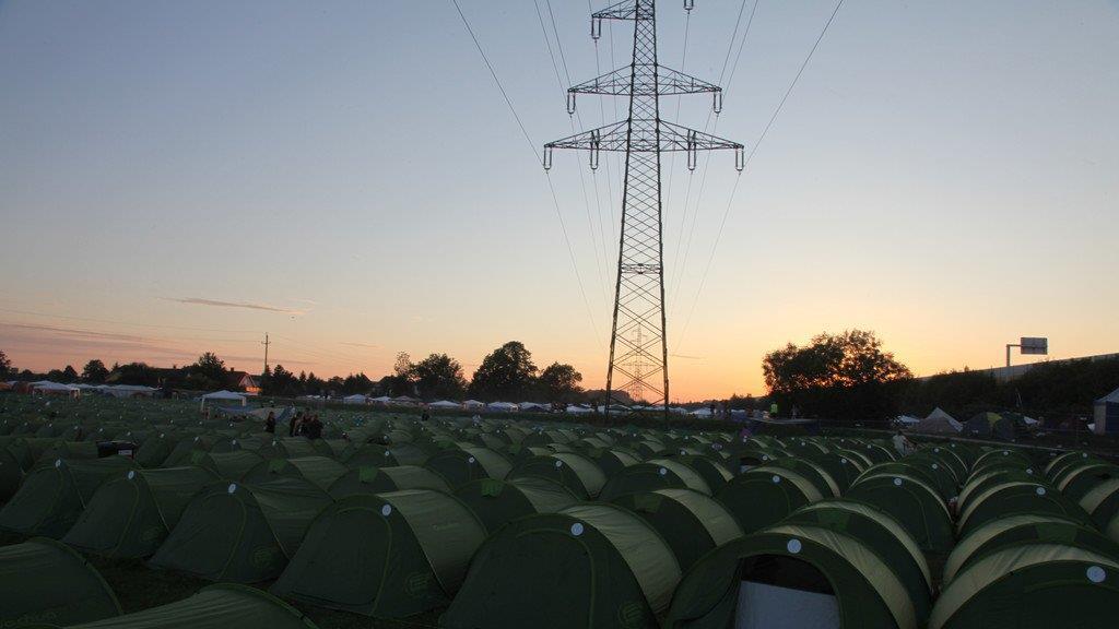 Frequency 2012: Stimmung am Campingplatz