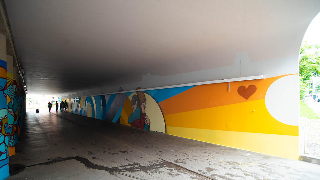 Graffiti-Projekt in der Stadt Salzburg