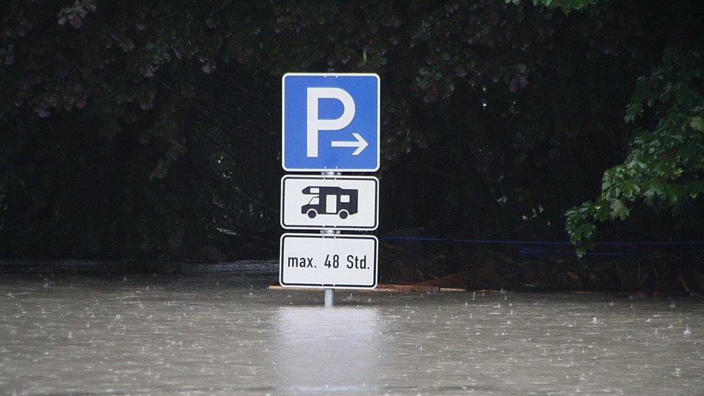 Hochwasser in Freilassing, II