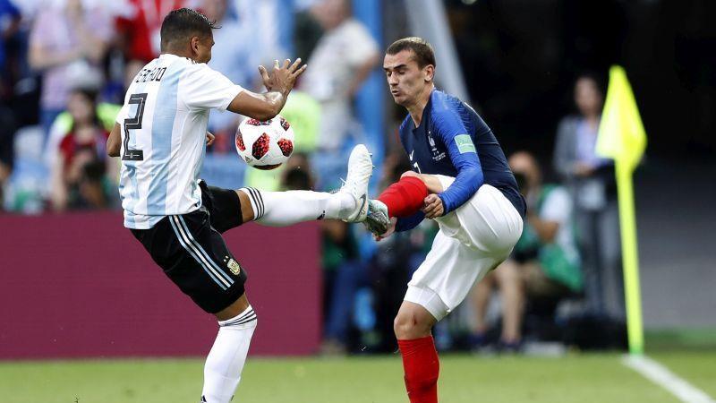 Fußball-WM: Frankreich - Argentinien 4:3