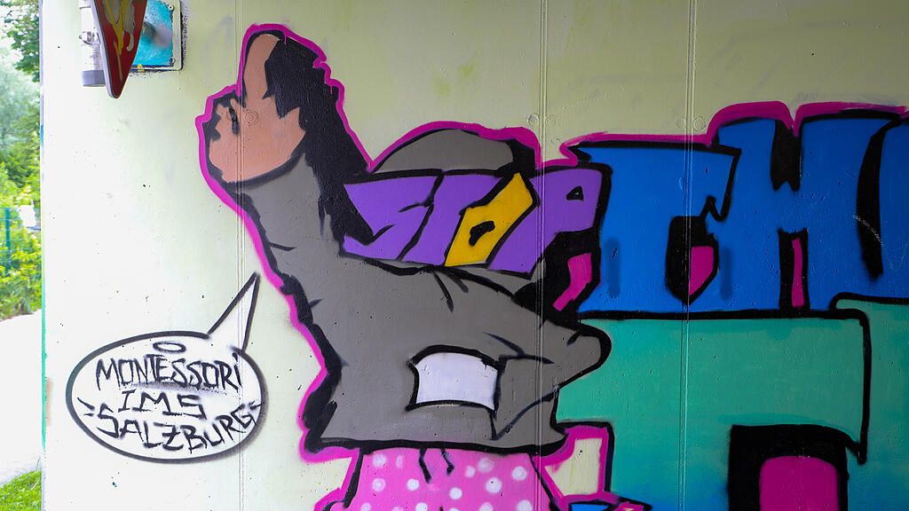 Graffiti in der Stadt Salzburg