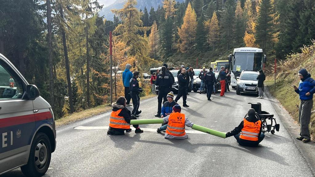 Klimaprotest Sölden