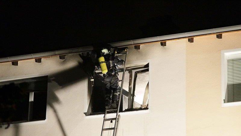 Bilder vom Schlafzimmerbrand