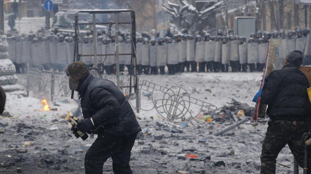 Kiew: Polizei erschießt zwei Demonstranten