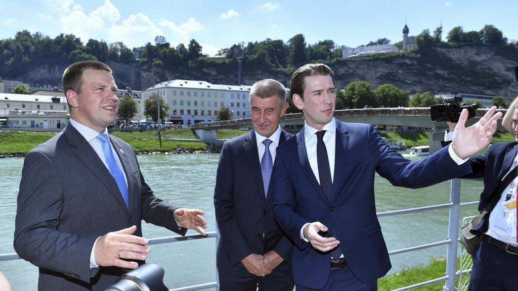 Kurz trifft Ratas und Babis in Salzburg