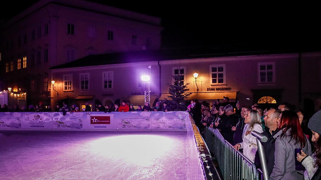 Die "Eiszauber" Er\u00f6ffnung am Salzburger Christkindlmarkt