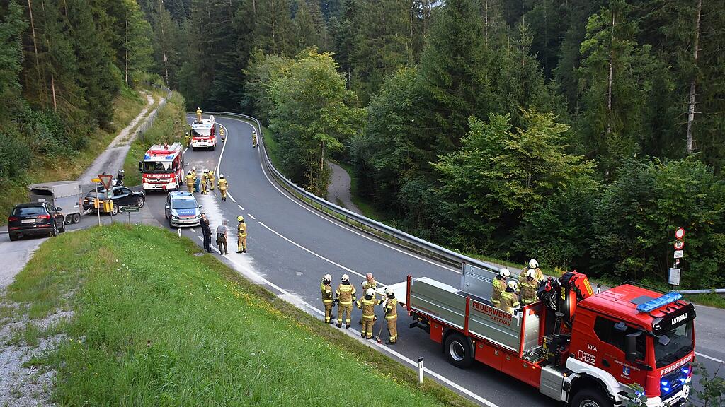 Motorradunfall Abtenau