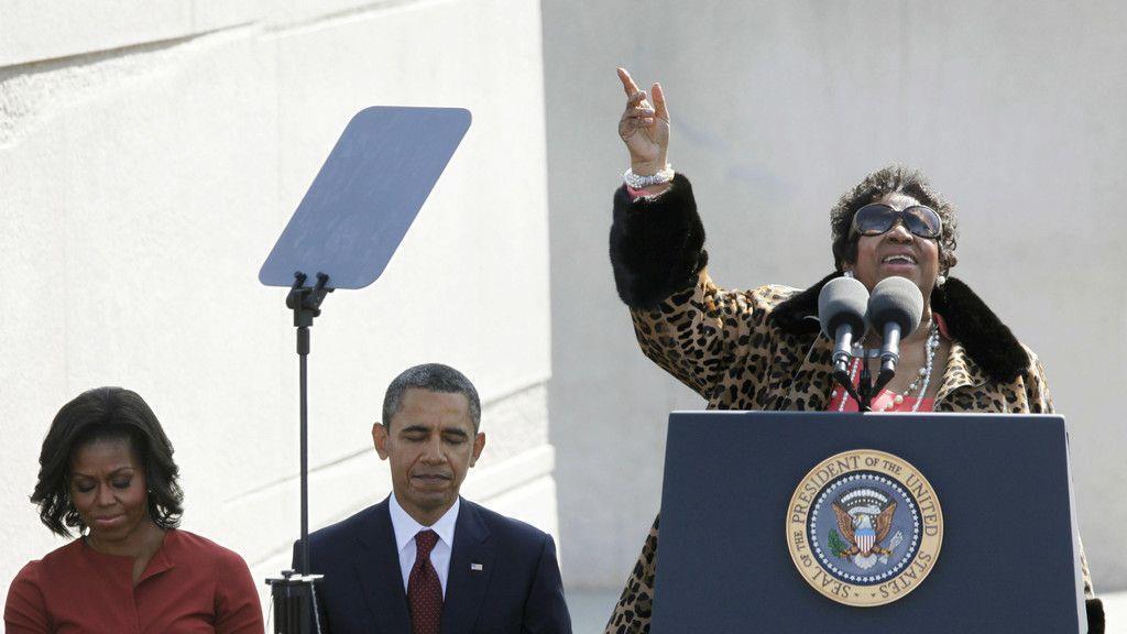 Das war Aretha Franklin