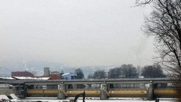 Bilder der Arbeiten am Kraftwerk