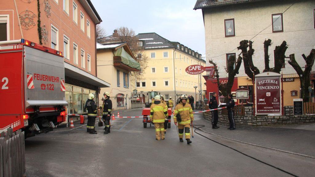 Gasaustritt in Schwarzach